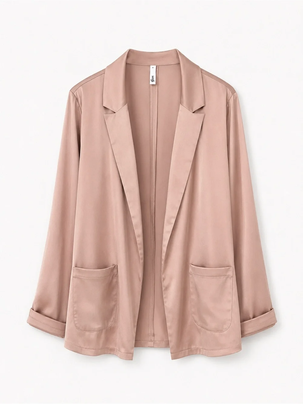 Glam Women's Blazer Jacket in Dusty Rose